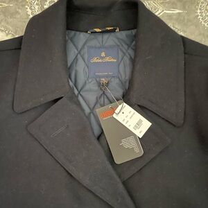Brooks Brothers Men's Navy Pea Coat